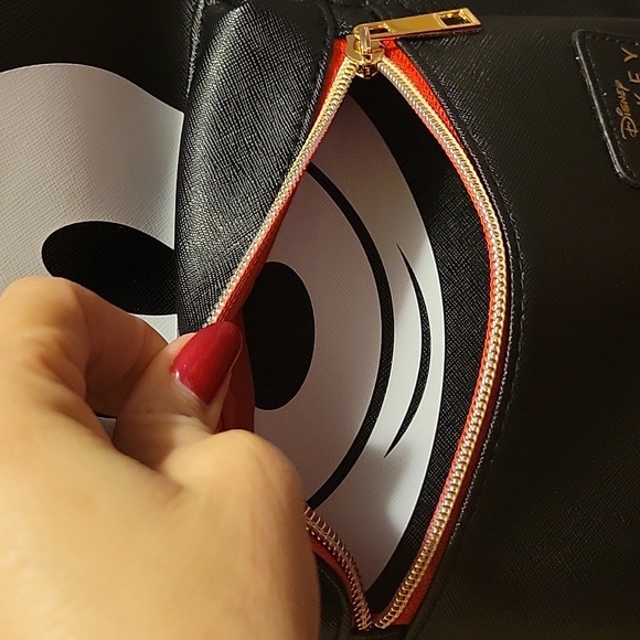 NWT: Disney Mickey Mouse Mini Backpack with 3D Ears and Logo - Picture 4 of 16